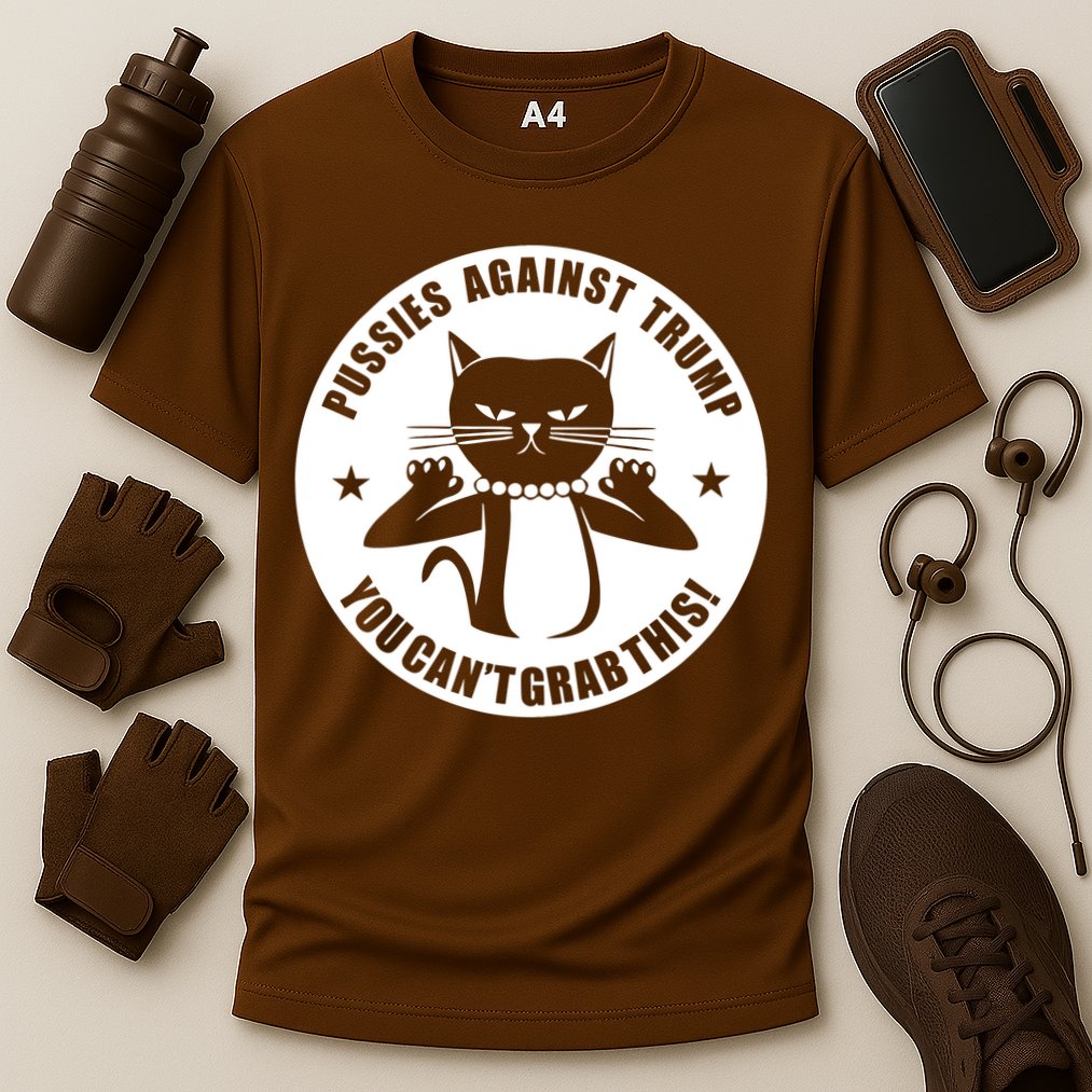 Pussies Against Trump Pussy-Cat You Can't Grab This Cooling Performance Crew T-Shirt