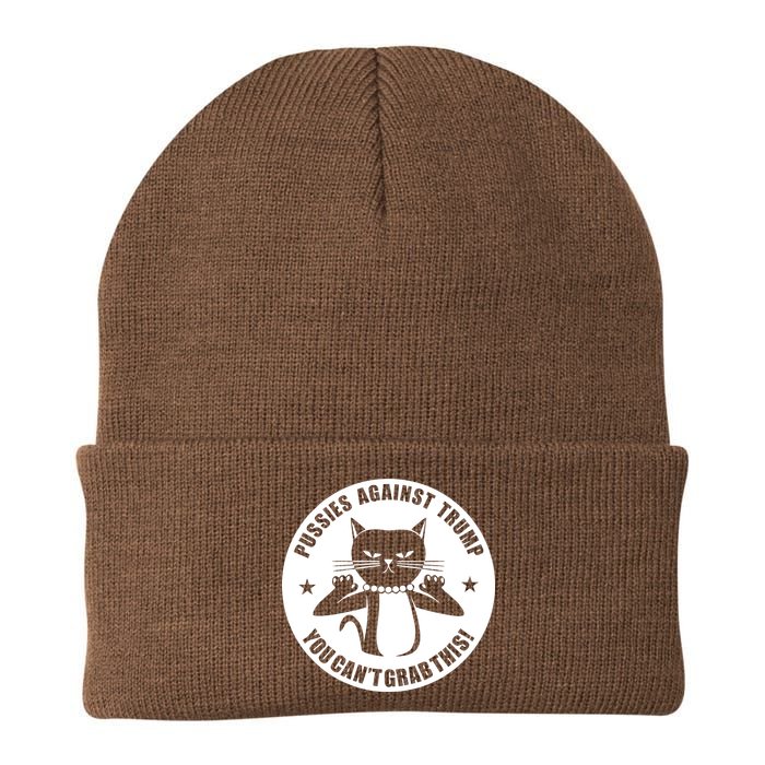 Pussies Against Trump Pussy-Cat You Can't Grab This Knit Cap Winter Beanie