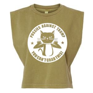 Pussies Against Trump Pussy-Cat You Can't Grab This Garment-Dyed Women's Muscle Tee