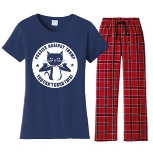 Pussies Against Trump Pussy-Cat You Can't Grab This Women's Flannel Pajama Set