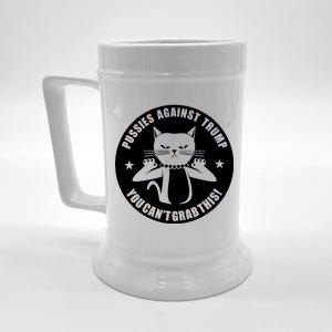 Pussies Against Trump Pussy-Cat You Can't Grab This Beer Stein