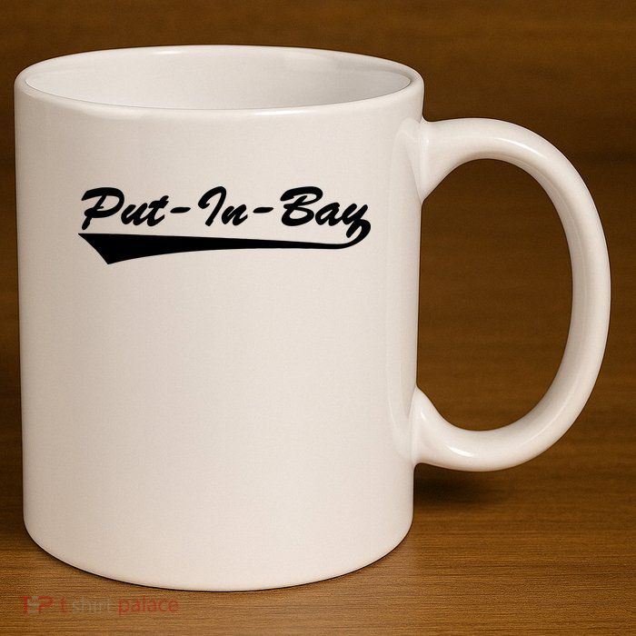 Put In Bay 11oz C Handle Ceramic Mug