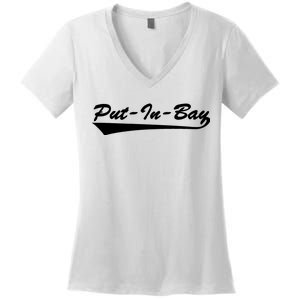 Put In Bay Women's V-Neck T-Shirt