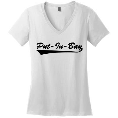 Put In Bay Women's V-Neck T-Shirt