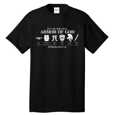 Put on the Full Armor of God Ephesians 6:10 Tall T-Shirt