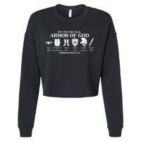 Put on the Full Armor of God Ephesians 6:10 Cropped Pullover Crew
