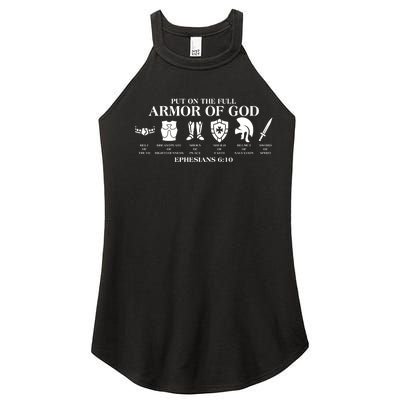 Put on the Full Armor of God Ephesians 6:10 Women’s Perfect Tri Rocker Tank