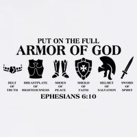 Put on the Full Armor of God Ephesians 6:10 Garment-Dyed Sweatshirt