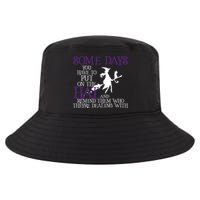 Put On The Hat Funny Witch Halloween Cool Comfort Performance Bucket Hat