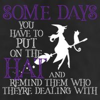 Put On The Hat Funny Witch Halloween Cool Comfort Performance Bucket Hat