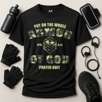 Put On The Whole Armor Of God Prayer Unit Cooling Performance Crew T-Shirt