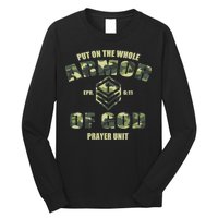 Put On The Whole Armor Of God Prayer Unit Long Sleeve Shirt