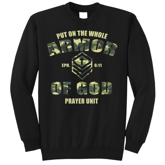 Put On The Whole Armor Of God Prayer Unit Sweatshirt