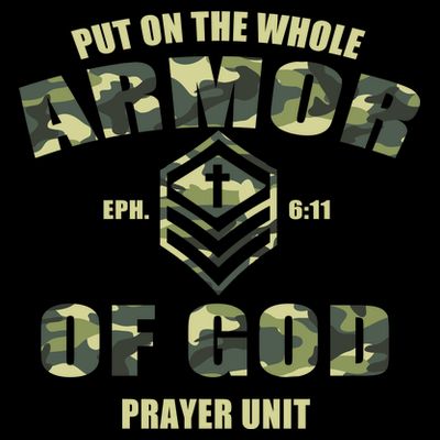 Put On The Whole Armor Of God Prayer Unit T-Shirt
