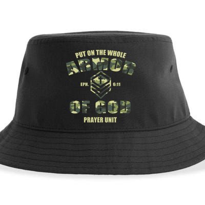 Put On The Whole Armor Of God Prayer Unit Sustainable Bucket Hat