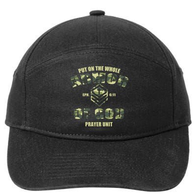 Put On The Whole Armor Of God Prayer Unit 7-Panel Snapback Hat