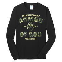 Put On The Whole Armor Of God Prayer Unit Tall Long Sleeve T-Shirt