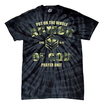 Put On The Whole Armor Of God Prayer Unit Tie-Dye T-Shirt