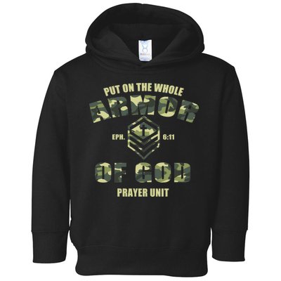 Put On The Whole Armor Of God Prayer Unit Toddler Hoodie