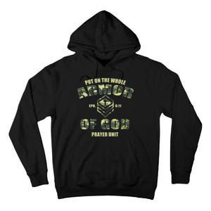 Put On The Whole Armor Of God Prayer Unit Tall Hoodie