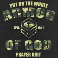 Put On The Whole Armor Of God Prayer Unit Golf Towel