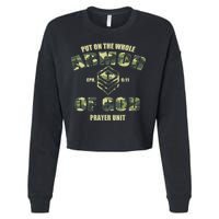 Put On The Whole Armor Of God Prayer Unit Cropped Pullover Crew