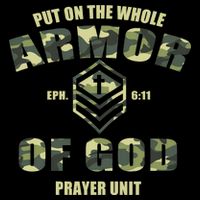 Put On The Whole Armor Of God Prayer Unit Cropped Pullover Crew