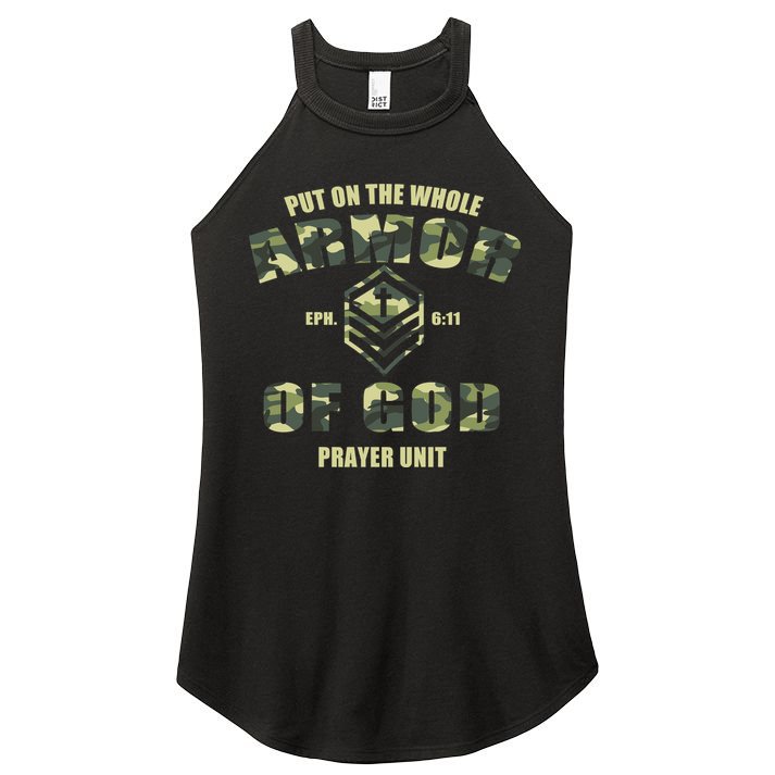 Put On The Whole Armor Of God Prayer Unit Women's Perfect Tri Rocker Tank