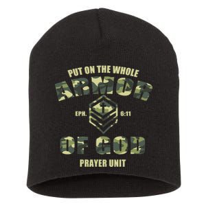 Put On The Whole Armor Of God Prayer Unit Short Acrylic Beanie