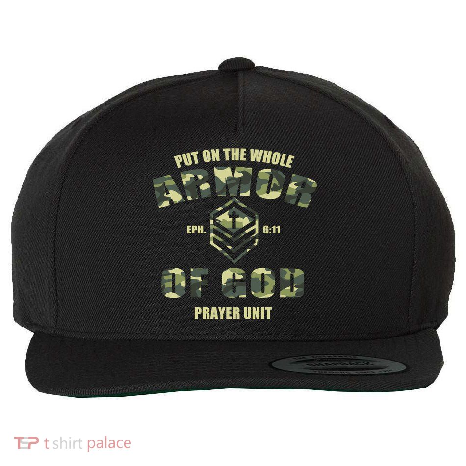 Put On The Whole Armor Of God Prayer Unit Wool Snapback Cap
