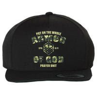 Put On The Whole Armor Of God Prayer Unit Wool Snapback Cap