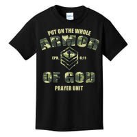 Put On The Whole Armor Of God Prayer Unit Kids T-Shirt