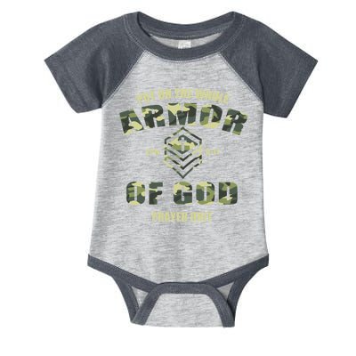 Put On The Whole Armor Of God Prayer Unit Infant Baby Jersey Bodysuit