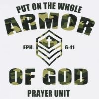 Put On The Whole Armor Of God Prayer Unit Garment-Dyed Sweatshirt