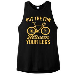 Put The Fun Between Your Legs Ladies PosiCharge Tri-Blend Wicking Tank