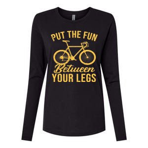 Put The Fun Between Your Legs Womens Cotton Relaxed Long Sleeve T-Shirt