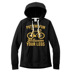 Put The Fun Between Your Legs Women's Fleece Hoodie