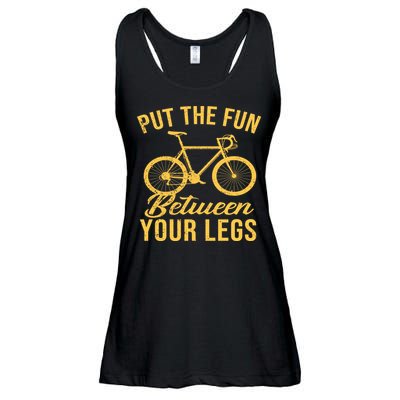 Put The Fun Between Your Legs Ladies Essential Flowy Tank