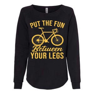 Put The Fun Between Your Legs Womens California Wash Sweatshirt