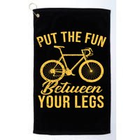 Put The Fun Between Your Legs Golf Towel