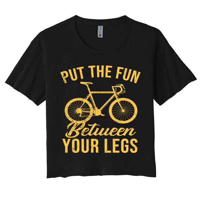 Put The Fun Between Your Legs Crop Top