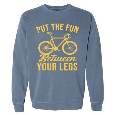 Put The Fun Between Your Legs Garment-Dyed Sweatshirt