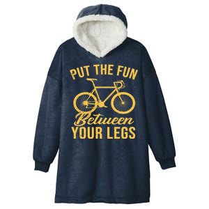 Put The Fun Between Your Legs Hooded Wearable Blanket