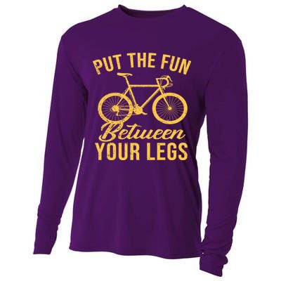 Put The Fun Between Your Legs Cooling Performance Long Sleeve Crew