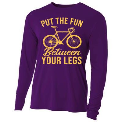 Put The Fun Between Your Legs Cooling Performance Long Sleeve Crew