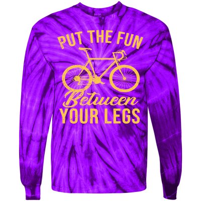 Put The Fun Between Your Legs Tie-Dye Long Sleeve Shirt