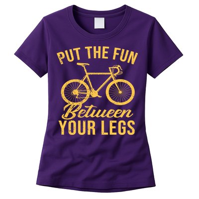 Put The Fun Between Your Legs Womens T-Shirt