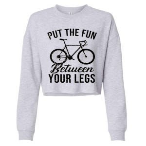 Put The Fun Between Your Legs Cropped Pullover Crew