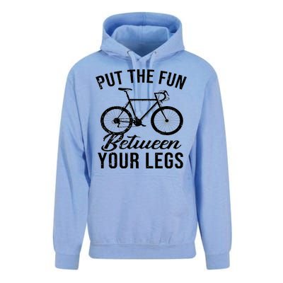 Put The Fun Between Your Legs Unisex Surf Hoodie