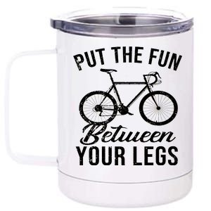 Put The Fun Between Your Legs 12 oz Stainless Steel Tumbler Cup